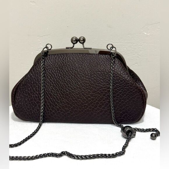 Genuine Bison Leather Handmade Vintage Style Clutch Bag, Wristlet, Crossbody - Picture 5 of 16